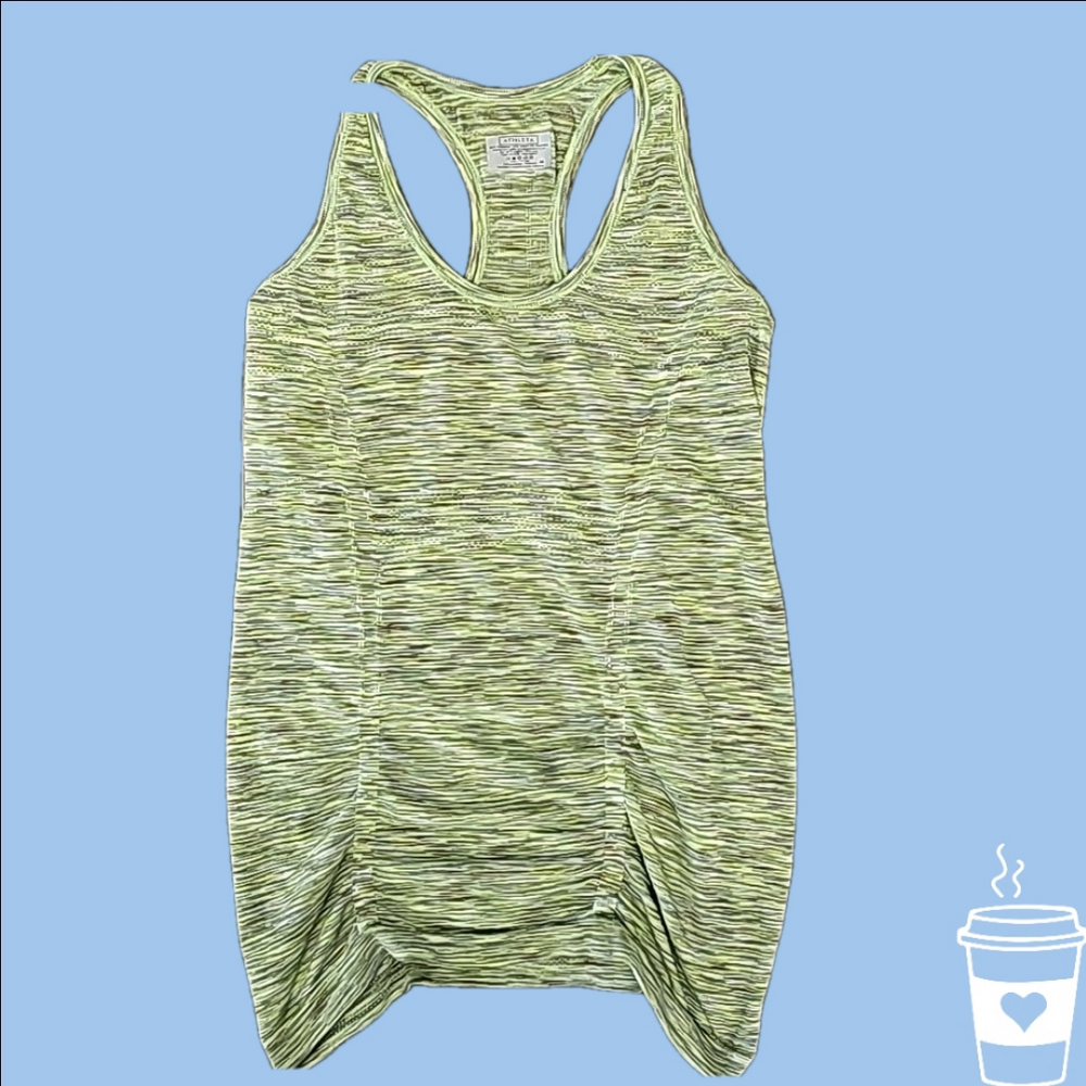 Athleta Fastest Track Green Tank Top